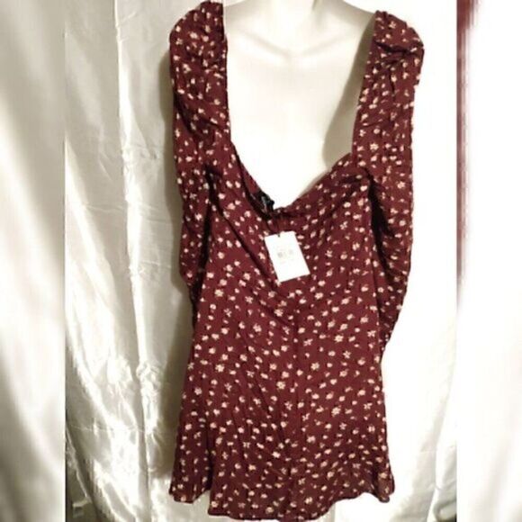 Bardot Womens Lita Printed Long Sleeves Mini Fit & Flare Dress XXL - Picture 4 of 5